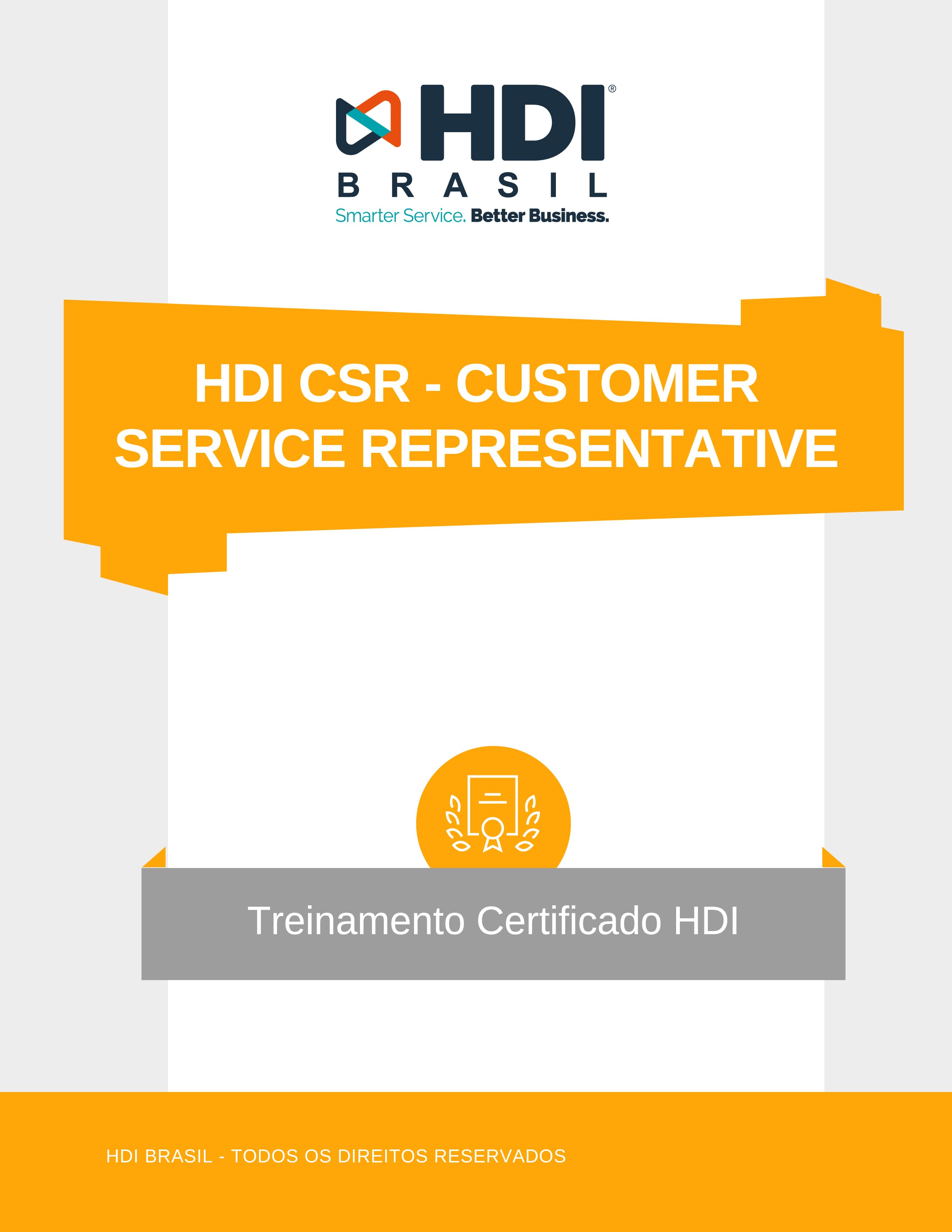 HDI CSR - CUSTOMER SERVICE REPRESENTATIVE