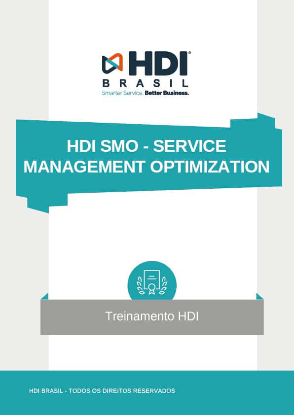 HDI SMO - SERVICE MANAGEMENT OPTIMIZATION